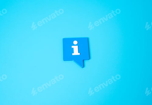 Preview: Information symbol. Information reference, FAQ, customer help, support service, user guide