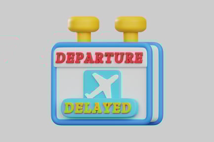 Preview: Airport departure flight delay indicator