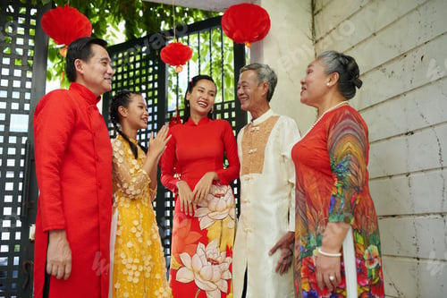 Preview: Family Members Talking before Tet Dinner