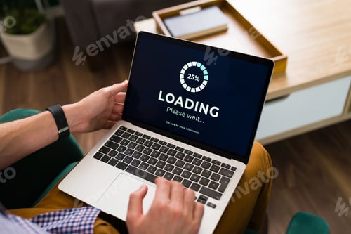 Preview: Person turning on the computer