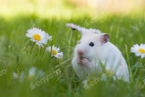 Preview: white hamster