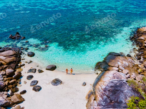 Preview: Kla Island Koh Lipe Thailand a small island of the coast of Ko Lipe with a coral reef