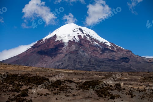 Preview: Snowy mountain on road from village to remote area