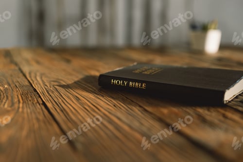 Preview: the Holy Bible. Concept for faith, spirituality and religion.