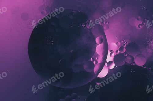 Preview: abstract purple background with circles