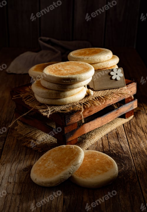 Preview: Crescentina of Modena typical italian food emilian or tigelle