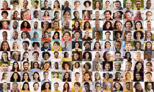 Preview: Mosaic of Diverse Ethnicities and Ages of People