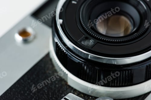 Preview: Closeup of vintage camera