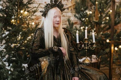 Preview: Albino girl