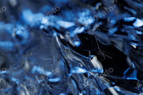Preview: Abstract blue texture of water and ice perfect for background
