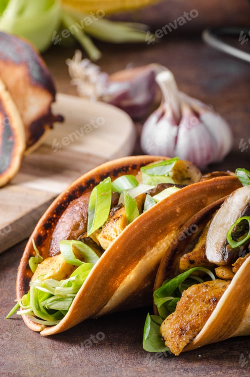 Preview: Homemade chicken tacos