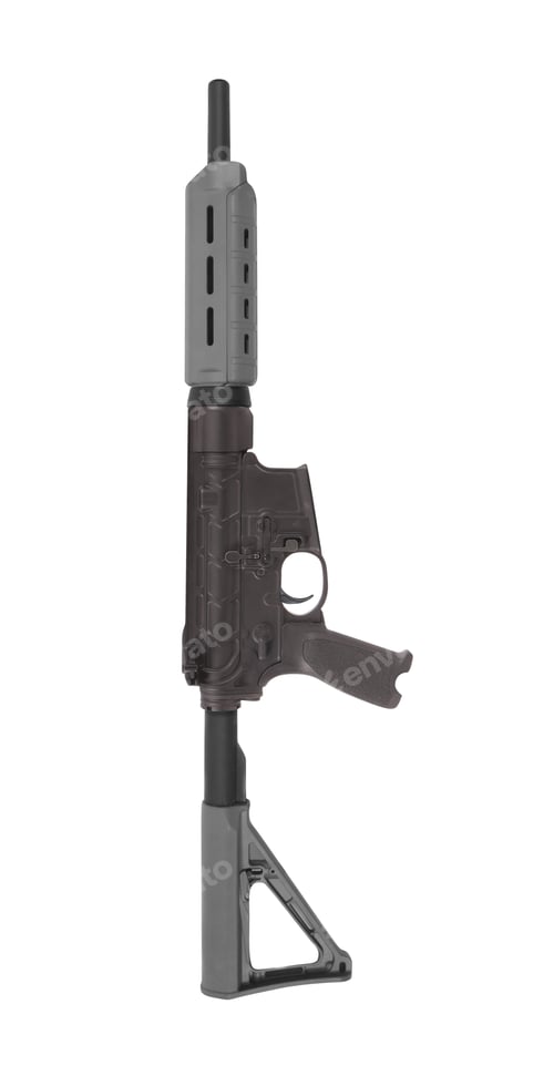 Preview: M4 rifle isolated on white