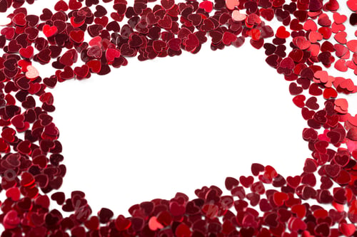 Preview: heart-shaped pailettes