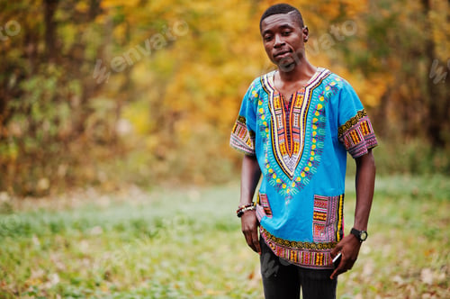 Preview: African man in africa traditional shirt