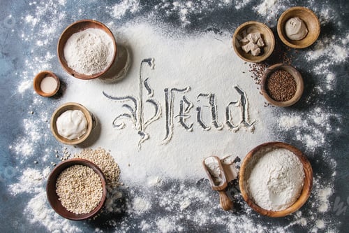 Preview: Variety of flour and grains
