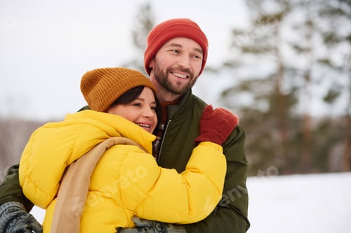 Preview: Happy Couple On Winter Day