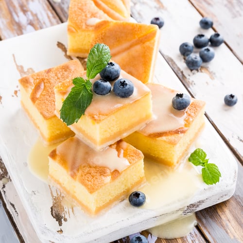 Preview: Homemade baked pudding cake