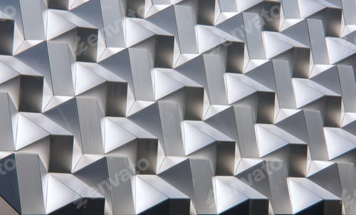 Vista previa: Fachada plateada moderna