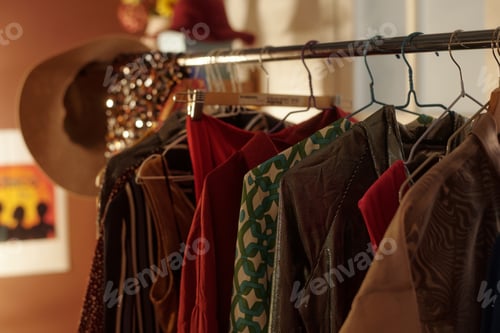 Preview: Hanging Dresses in a Vintage Clothing Shop