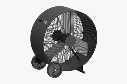 Preview: Heavy Duty Industrial Blower Fan with Wheels