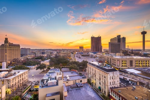 Preview: San Antonio, Texas, USA Skyline