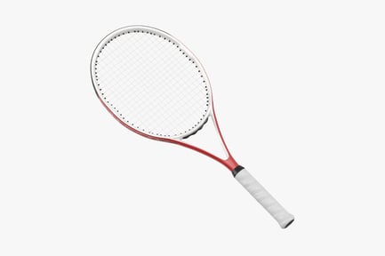 Preview: Pro Tennis Racket: Red & White