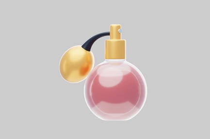 Preview: Retro gold perfume atomizer