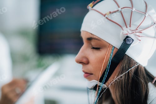 Preview: Brainwave EEG or Electroencephalograph Examination of the Brain in a Clinic