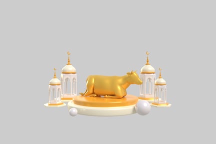 Предпросмотр: Орнамент «Золотая корова» Курбан-байрам