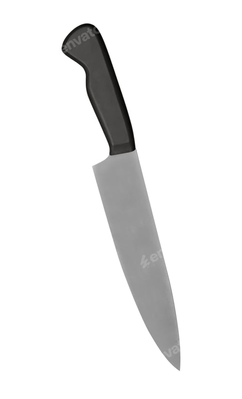 Preview: Knife isolated on white background