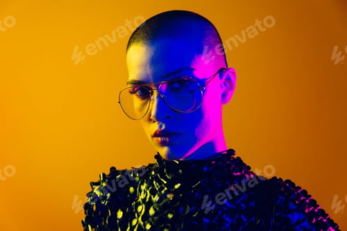 Preview: Beautiful woman with stylish clothes