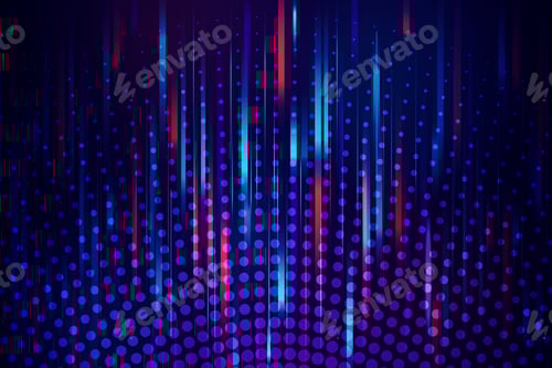 Preview: Purple and indigo halftone patterned background