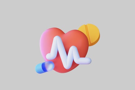 Preview: Medical health pill and heart