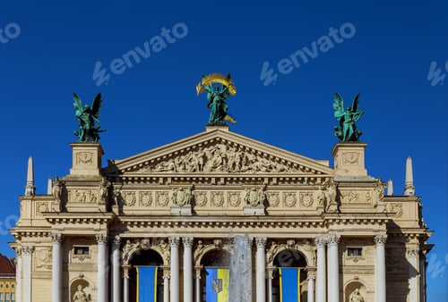 Preview: 10 DECEMBER 2019 LVIV UKRAINE: Lviv Opera and Ballet Theater House, Lviv, Ukraine