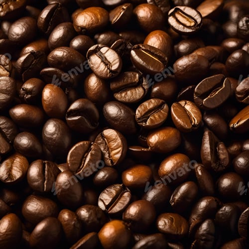 Preview: Selective focus photo of coffee beans.