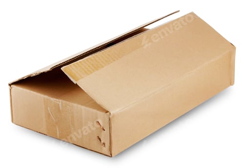 Preview: Cardboard open box