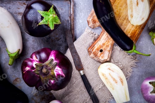 Preview: Eggplants are different. Vegetables.