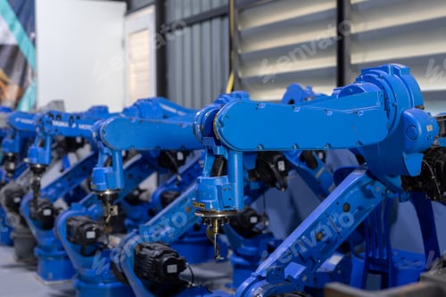 Preview: Robotic machine industry factory manufacturing automate.