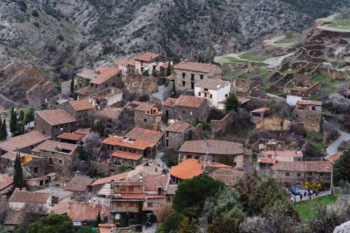 Preview: Panoramic view of the old and touristic village of Patones