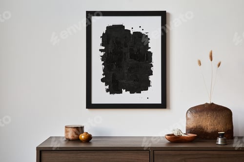 Preview: Creative composition of modern living room interior design