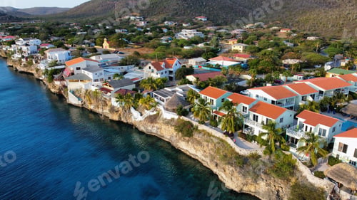Preview: Aerial shot of the Playa Lagun beach in Curacao.