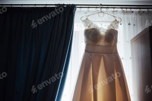 Preview: The perfect wedding dress with a full skirt on hanger