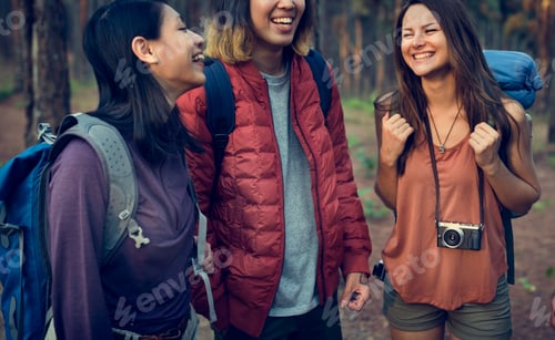 Preview: People Friendship Hangout Traveling Destination Camping Concept