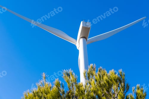 Preview: wind turbines in rural area in Spain