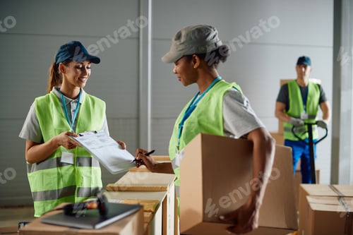 Preview: Please sign that you have took over the package!