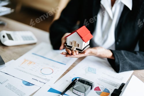 Preview: African Americans real estate agent delivering homes to customers