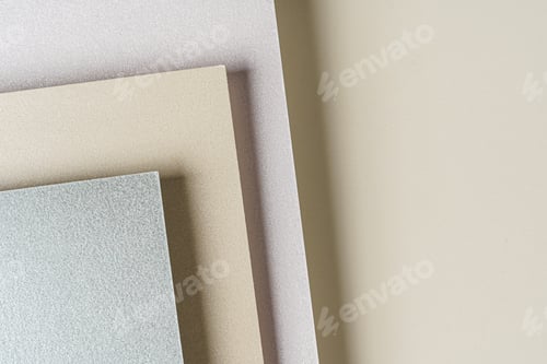 Preview: Close up of paper samples for crafts and business