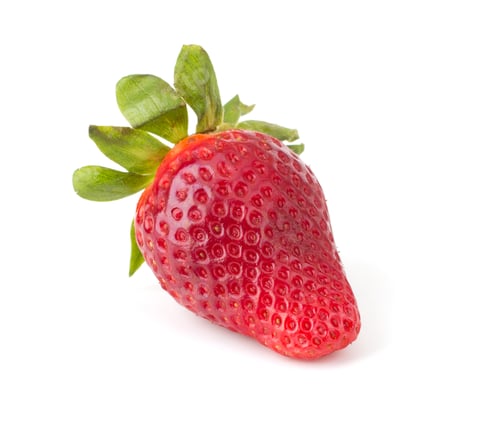 Preview: Fresh strawberry isolated on white background