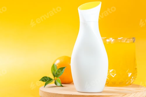 Preview: Fresh Orange Juice with Bottle and Fruit