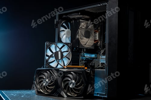 Preview: Installing or repair the air cooling system of the personal computer processor.